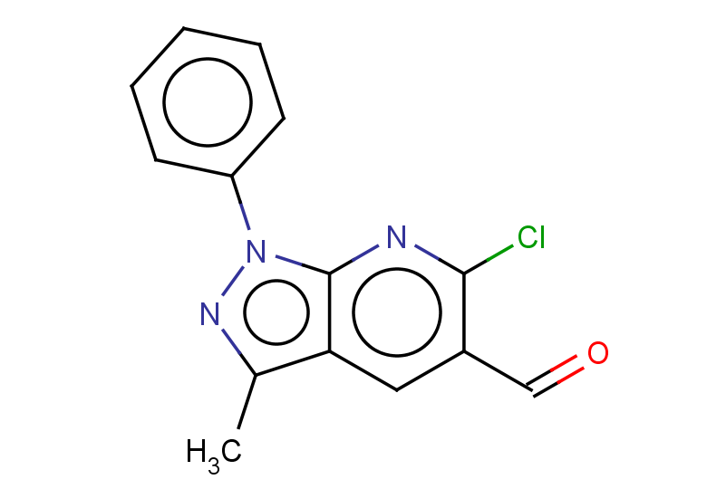 6-chloro-3-methyl-1-phenyl-1H-pyrazolo[3,4-b]pyridine-5-carbaldehyde
