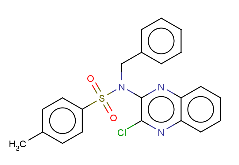 N-benzyl-N-(3-chloroquinoxalin-2-yl)-4-methylbenzene-1-sulfonamide
