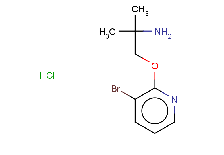 2-(2-amino-2-methylpropoxy)-3-bromopyridine hydrochloride