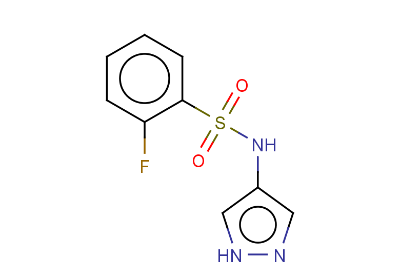 2-fluoro-N-(1H-pyrazol-4-yl)benzene-1-sulfonamide