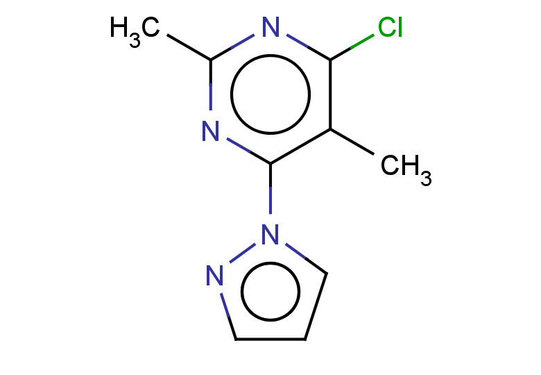 4-chloro-2,5-dimethyl-6-(1H-pyrazol-1-yl)pyrimidine
