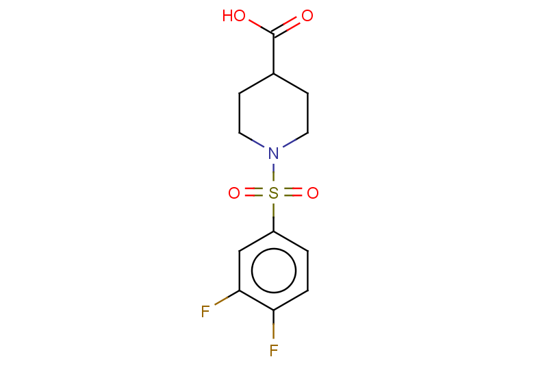 1-(3,4-difluorobenzenesulfonyl)piperidine-4-carboxylic acid