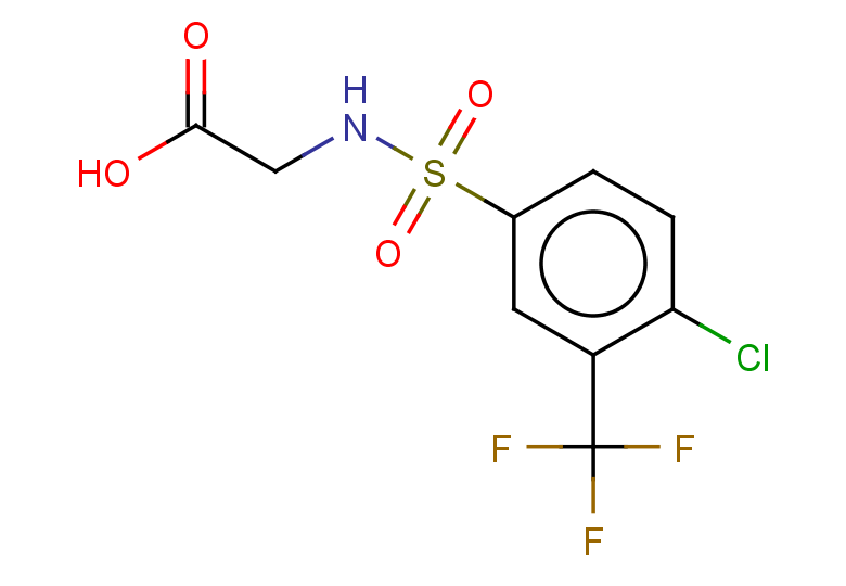 2-[4-chloro-3-(trifluoromethyl)benzenesulfonamido]acetic acid