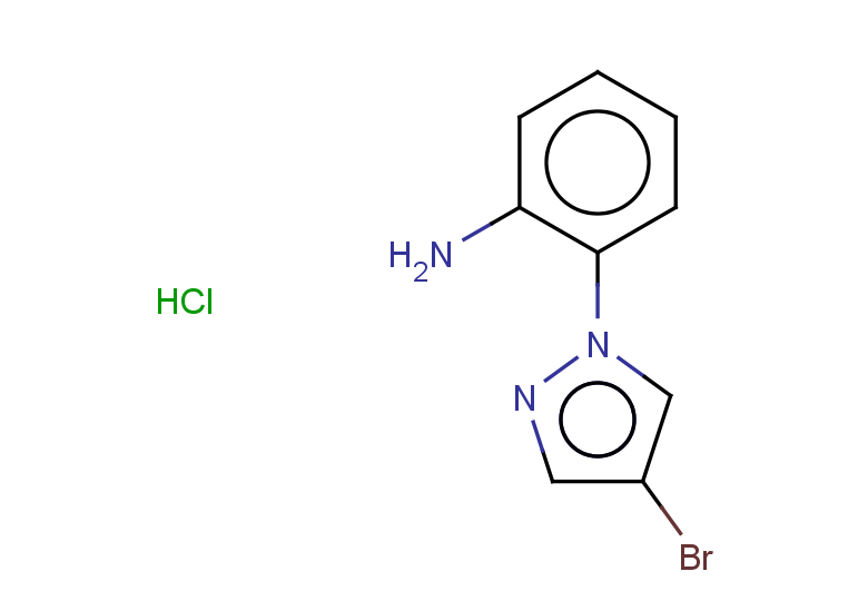 2-(4-bromo-1H-pyrazol-1-yl)aniline hydrochloride