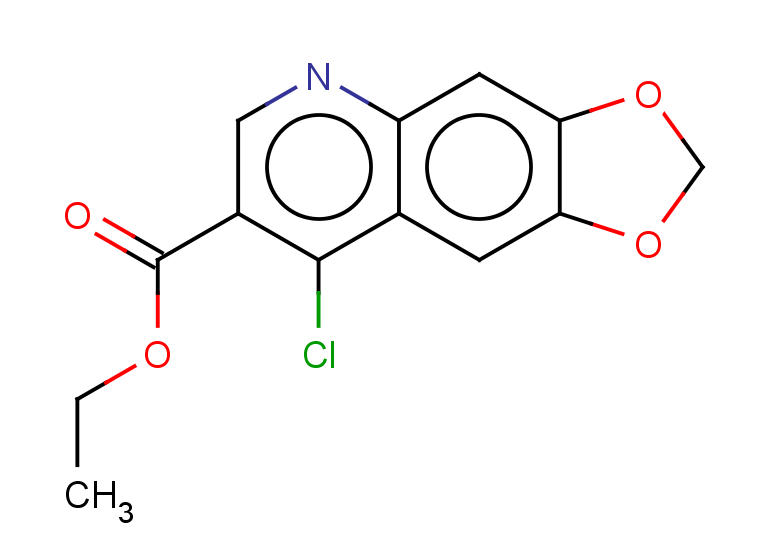 ethyl 8-chloro-2H-[1,3]dioxolo[4,5-g]quinoline-7-carboxylate