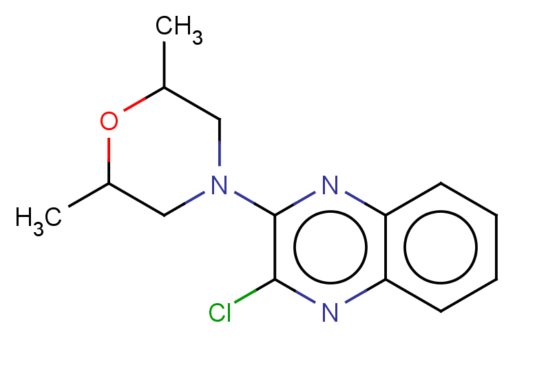 2-chloro-3-(2,6-dimethylmorpholin-4-yl)quinoxaline