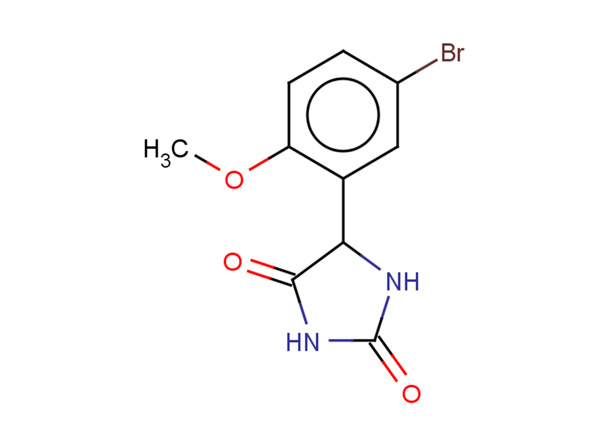5-(5-bromo-2-methoxyphenyl)imidazolidine-2,4-dione