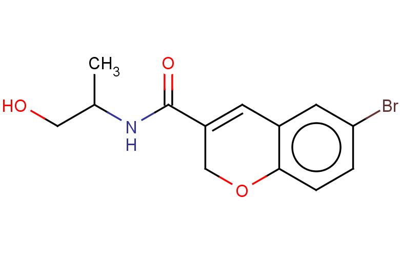 6-bromo-N-(1-hydroxypropan-2-yl)-2H-chromene-3-carboxamide