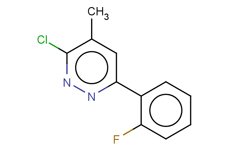 3-chloro-6-(2-fluorophenyl)-4-methylpyridazine