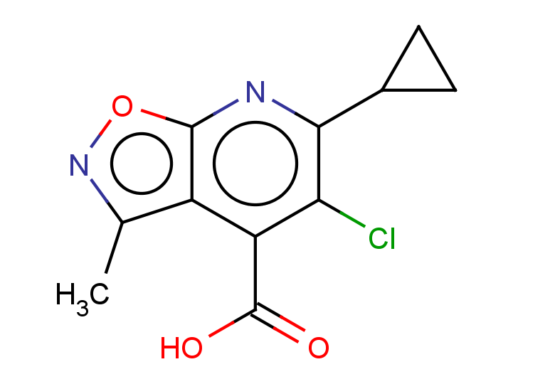 5-chloro-6-cyclopropyl-3-methyl-[1,2]oxazolo[5,4-b]pyridine-4-carboxylic acid