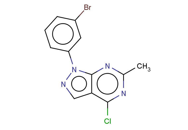 1-(3-bromophenyl)-4-chloro-6-methyl-1H-pyrazolo[3,4-d]pyrimidine