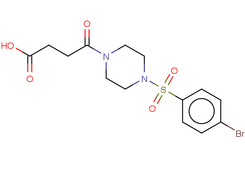 4-[4-(4-bromobenzenesulfonyl)piperazin-1-yl]-4-oxobutanoic acid