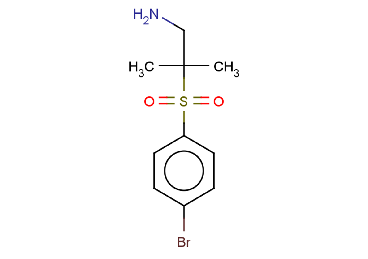 2-(4-bromobenzenesulfonyl)-2-methylpropan-1-amine