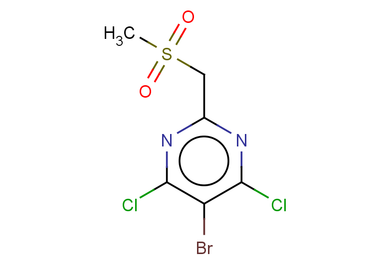 5-bromo-4,6-dichloro-2-(methanesulfonylmethyl)pyrimidine