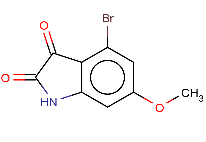 4-bromo-6-methoxy-2,3-dihydro-1H-indole-2,3-dione