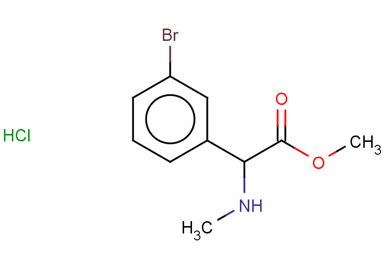 methyl 2-(3-bromophenyl)-2-(methylamino)acetate hydrochloride