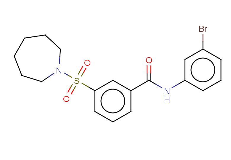 3-(azepane-1-sulfonyl)-N-(3-bromophenyl)benzamide