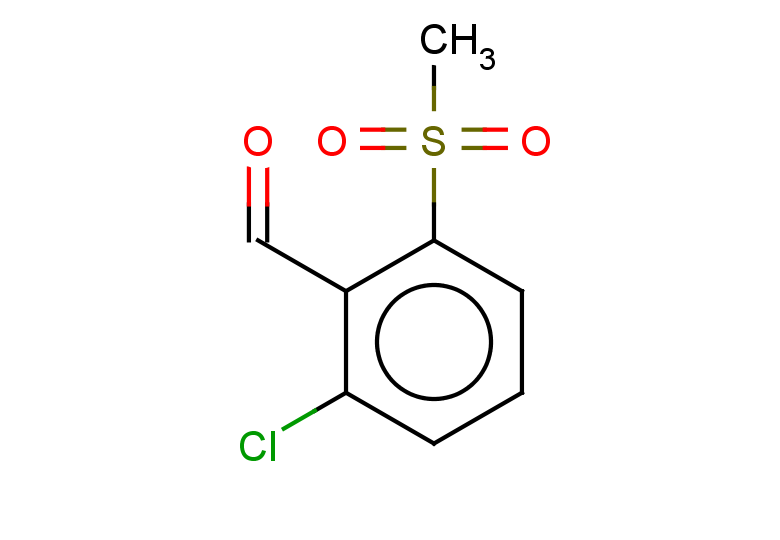 2-chloro-6-methanesulfonylbenzaldehyde