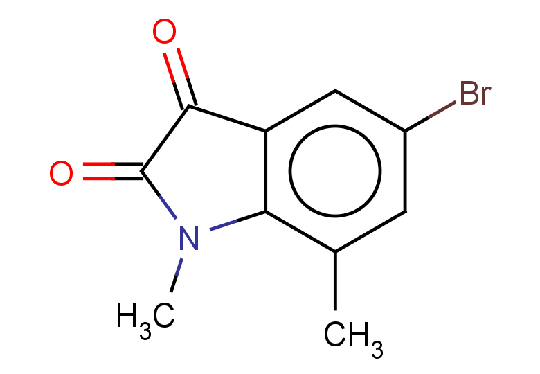 5-bromo-1,7-dimethyl-2,3-dihydro-1H-indole-2,3-dione