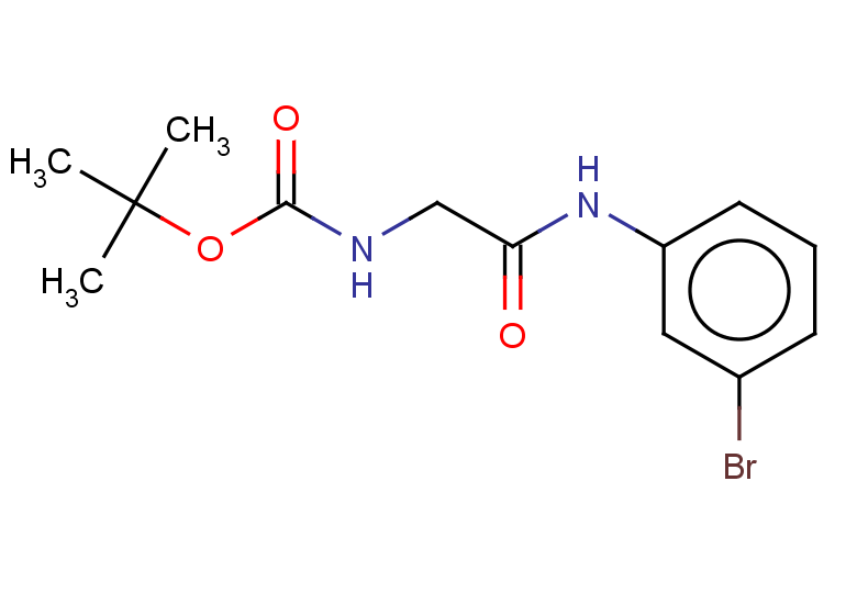 tert-butyl N-{[(3-bromophenyl)carbamoyl]methyl}carbamate