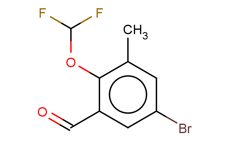 5-bromo-2-(difluoromethoxy)-3-methylbenzaldehyde