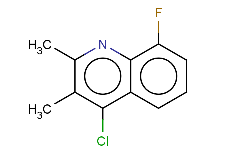 4-chloro-8-fluoro-2,3-dimethylquinoline
