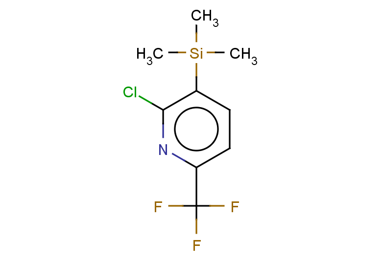 2-chloro-6-(trifluoromethyl)-3-(trimethylsilyl)pyridine