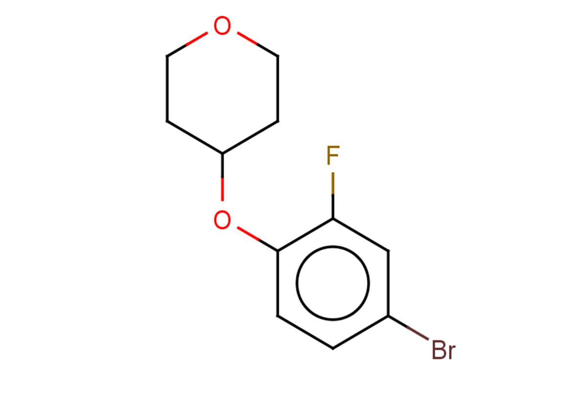 4-(4-bromo-2-fluorophenoxy)oxane