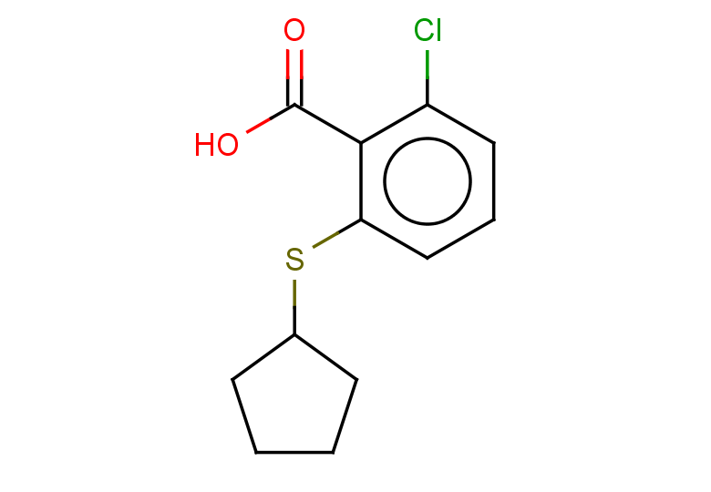 2-chloro-6-(cyclopentylsulfanyl)benzoic acid