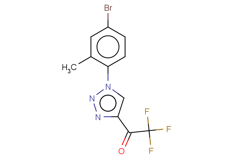 1-[1-(4-bromo-2-methylphenyl)-1H-1,2,3-triazol-4-yl]-2,2,2-trifluoroethan-1-one