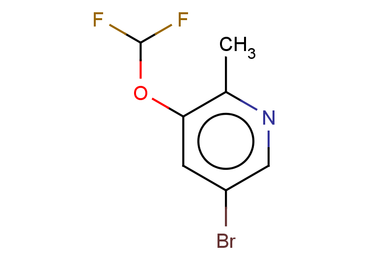 5-bromo-3-(difluoromethoxy)-2-methylpyridine