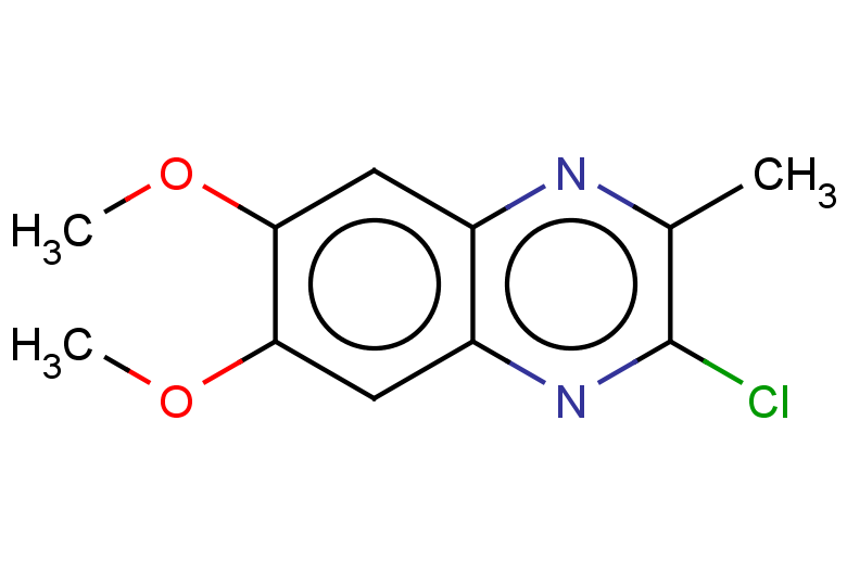 2-chloro-6,7-dimethoxy-3-methylquinoxaline