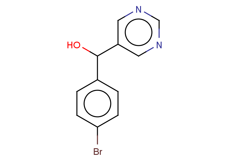 (4-bromophenyl)(pyrimidin-5-yl)methanol