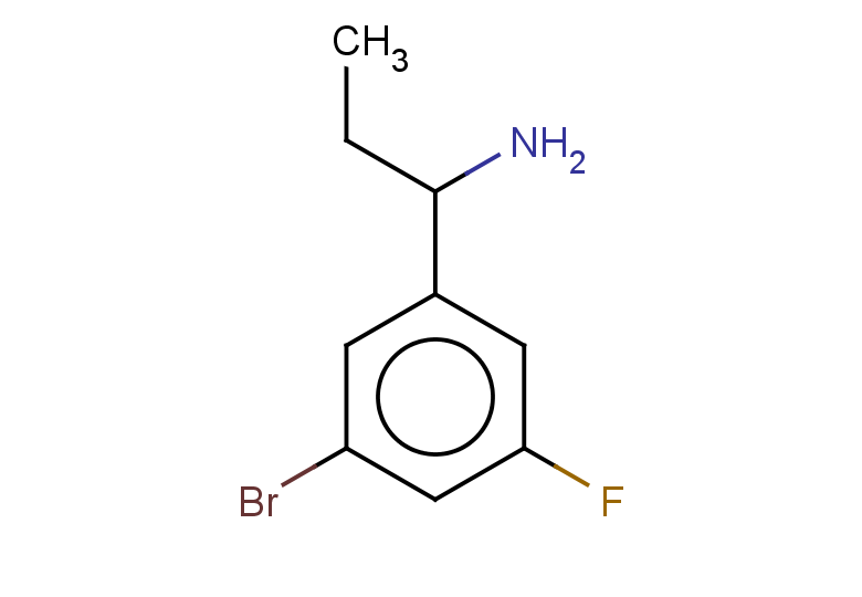 1-(3-bromo-5-fluorophenyl)propan-1-amine