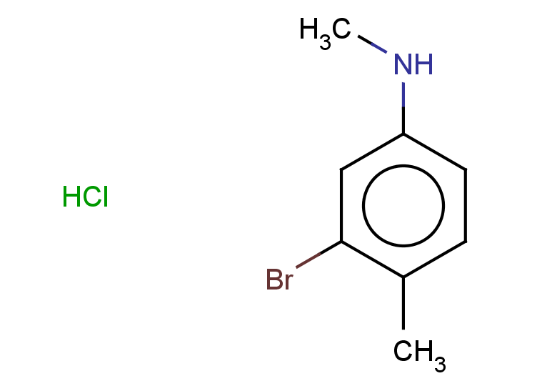 3-bromo-N,4-dimethylaniline hydrochloride