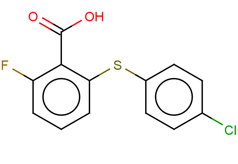 2-[(4-chlorophenyl)sulfanyl]-6-fluorobenzoic acid