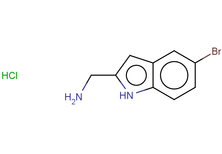 (5-bromo-1H-indol-2-yl)methanamine hydrochloride