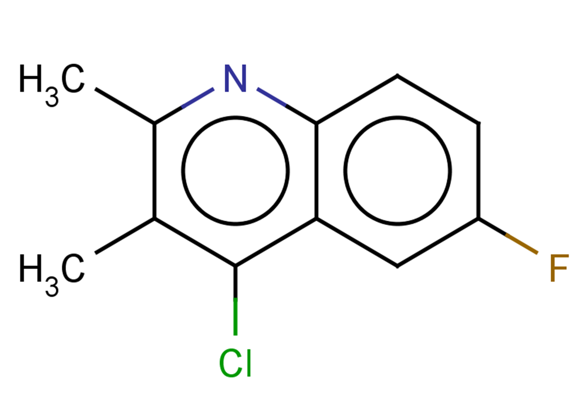 4-chloro-6-fluoro-2,3-dimethylquinoline