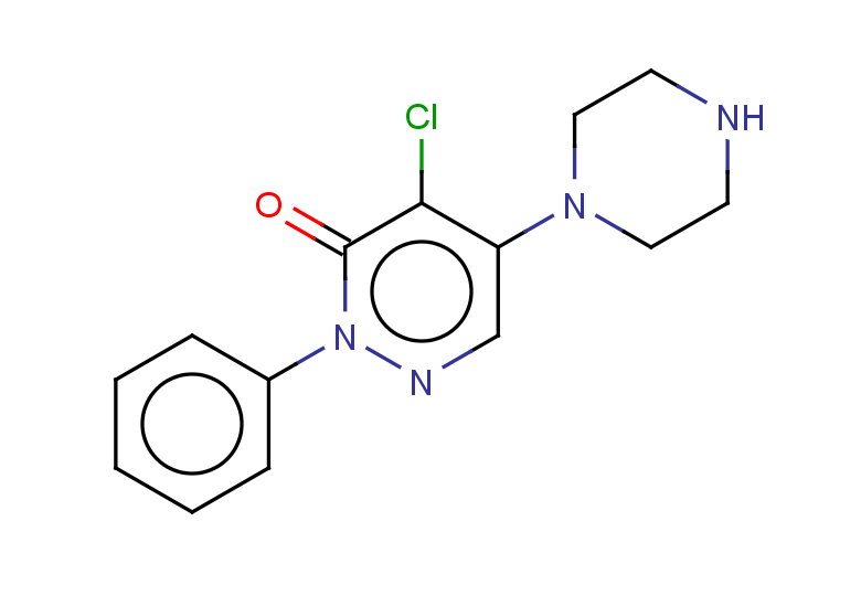 4-chloro-2-phenyl-5-(piperazin-1-yl)-2,3-dihydropyridazin-3-one