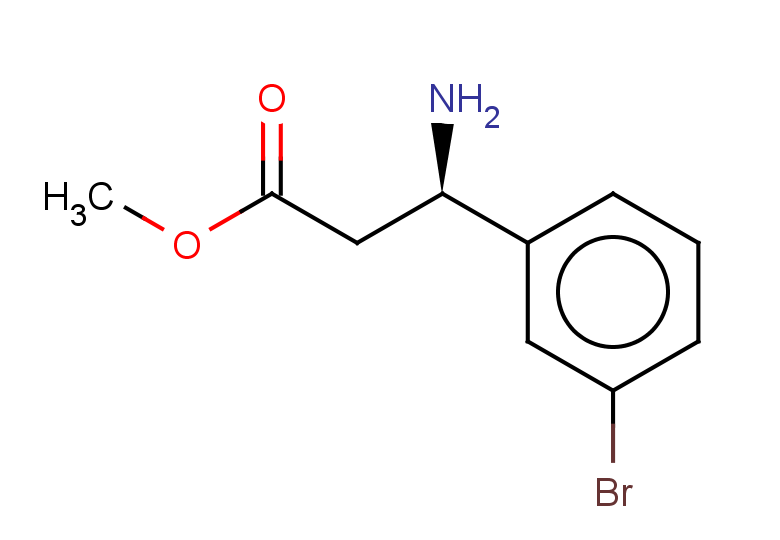 methyl (3R)-3-amino-3-(3-bromophenyl)propanoate