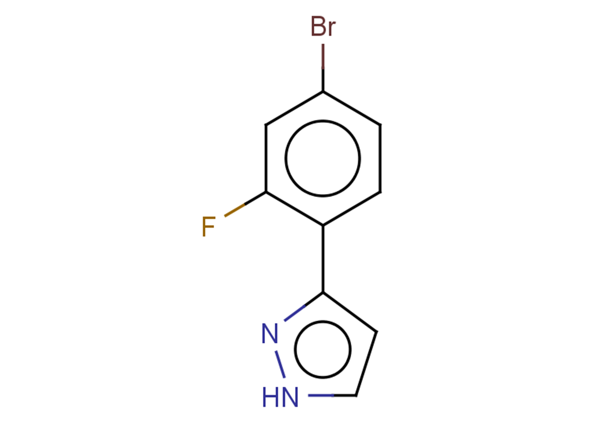 3-(4-bromo-2-fluorophenyl)-1H-pyrazole