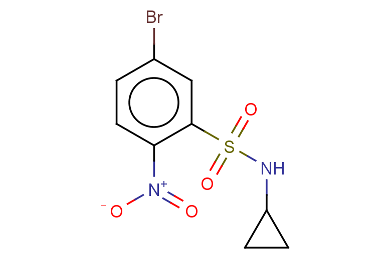 5-bromo-N-cyclopropyl-2-nitrobenzene-1-sulfonamide