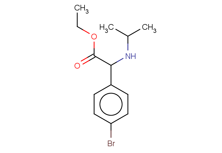 ethyl 2-(4-bromophenyl)-2-[(propan-2-yl)amino]acetate