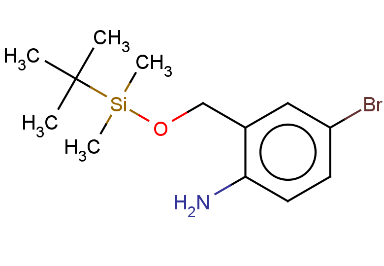 4-bromo-2-{[(tert-butyldimethylsilyl)oxy]methyl}aniline