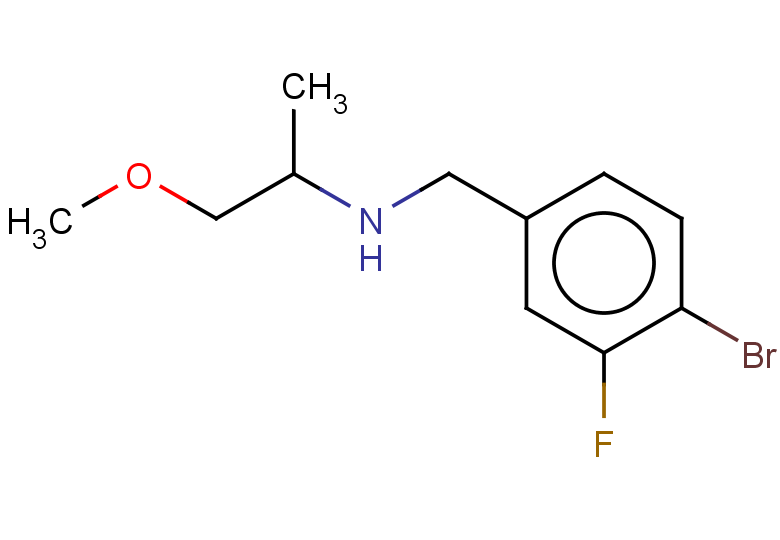 [(4-bromo-3-fluorophenyl)methyl](1-methoxypropan-2-yl)amine