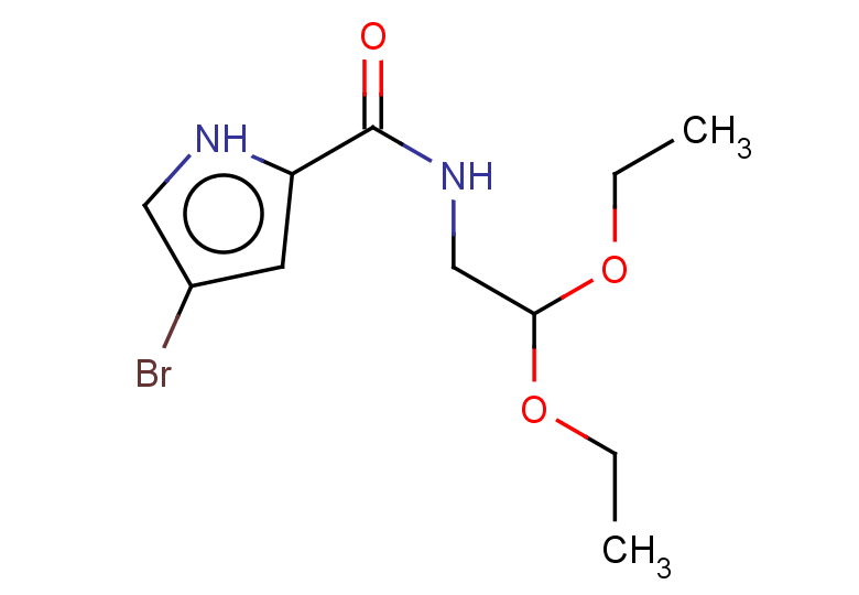 4-bromo-N-(2,2-diethoxyethyl)-1H-pyrrole-2-carboxamide