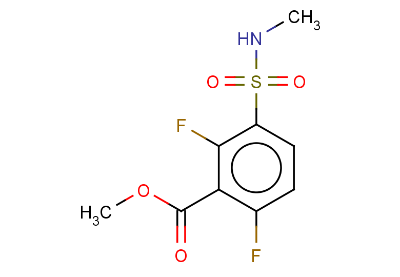 methyl 2,6-difluoro-3-(methylsulfamoyl)benzoate