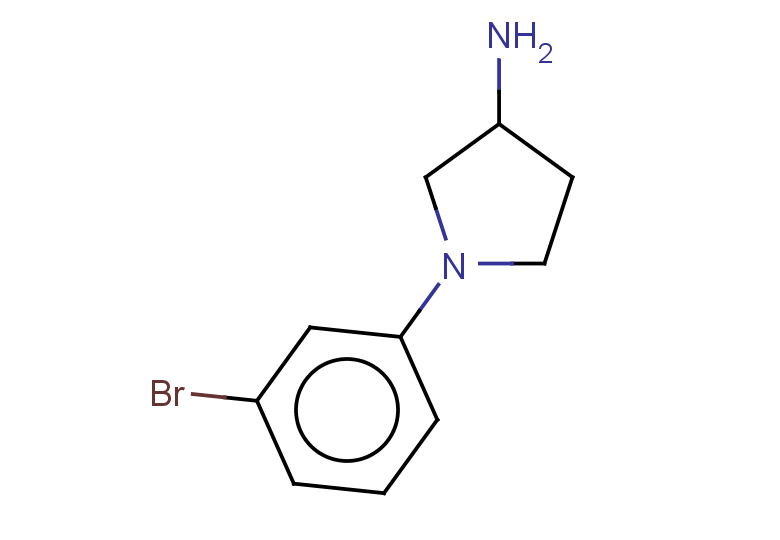 1-(3-bromophenyl)pyrrolidin-3-amine
