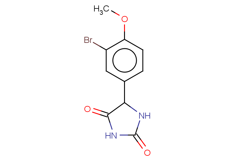 5-(3-bromo-4-methoxyphenyl)imidazolidine-2,4-dione