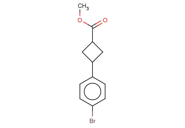 methyl 3-(4-bromophenyl)cyclobutane-1-carboxylate